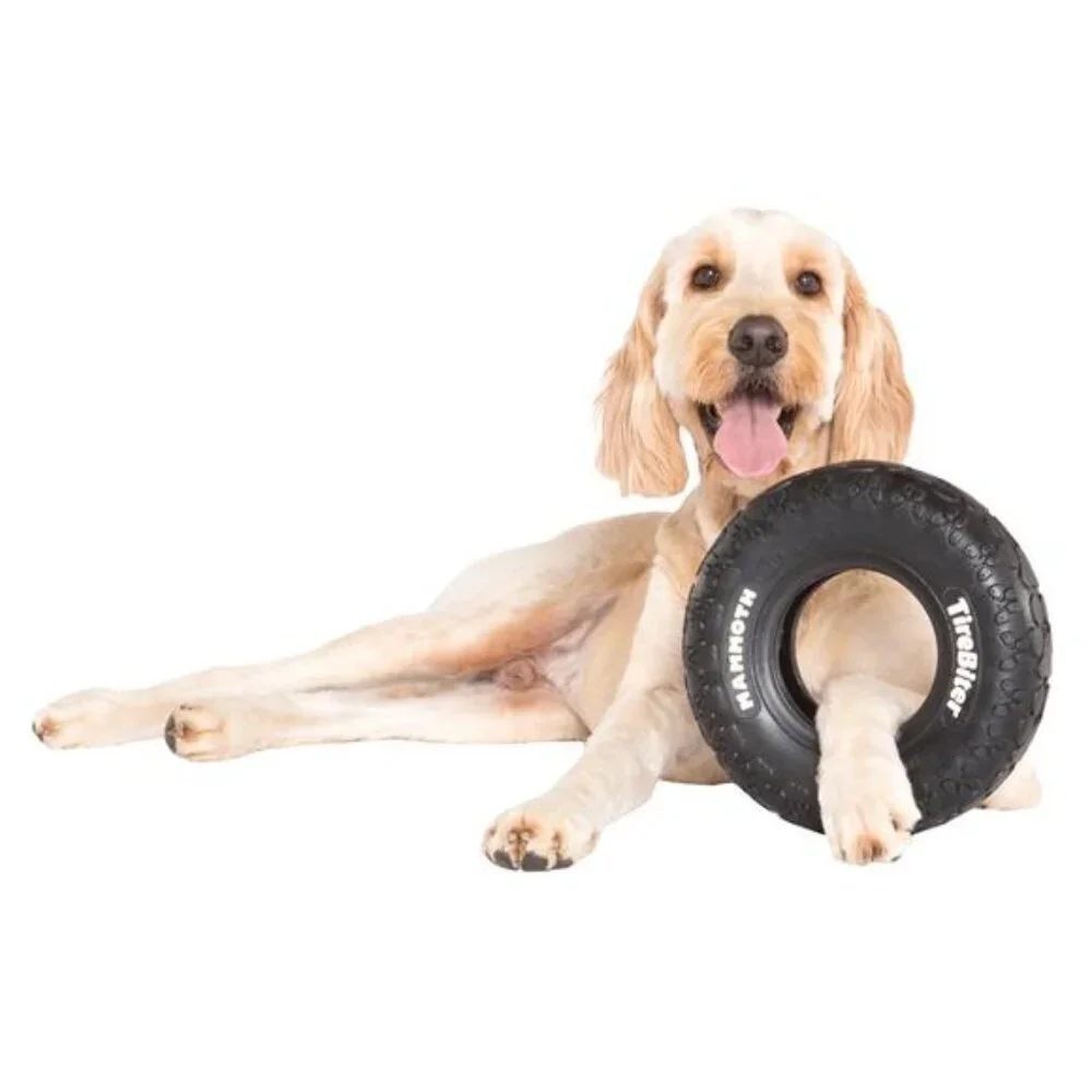 TireBiter Original Rubber Dog Toy, Medium, 8